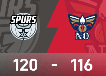 Báo cáo trận đấu NBA: Bunyama có 29 điểm và 9 block, Spurs suýt đánh bại Pelicans 120-116 trong hiệp phụ