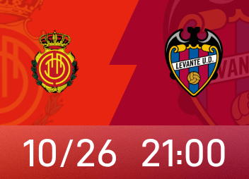 Nhận định La Liga: Phong độ thi đấu của Mallorca đã lấy lại phong độ với 2 chiến thắng sau 3 vòng đấu, thành tích sân khách của Levante tốt hơn nhiều so với thành tích đội chủ nhà