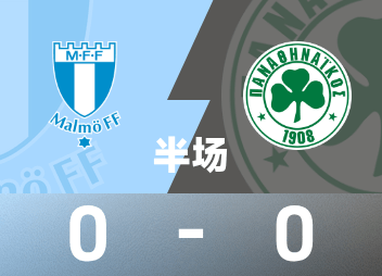 Hiệp 1 Europa League: Svidski thiếu điểm, Malmo 0-0 Panathinaikos