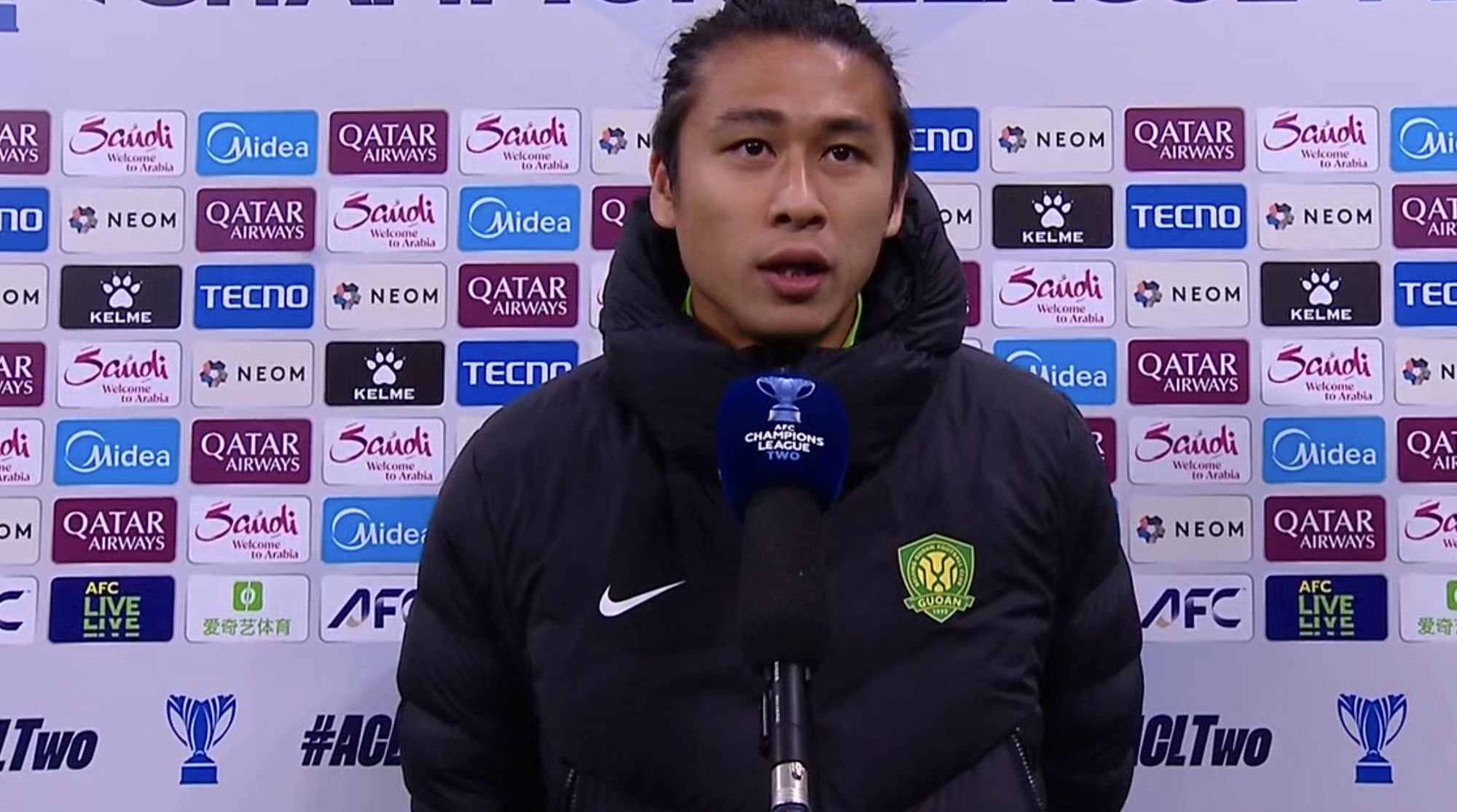 Zhang Yuning: Thật vui khi Guoan không để thủng lưới bàn nào trong trận đấu này. AFC Champions League đã đủ điều kiện cho nhóm mục tiêu.