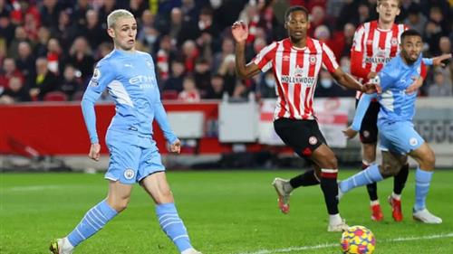 Brentford đấu với Manchester City